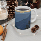 Acrylic Rottweiler - Mountain Overlook | Ceramic Mug 11oz