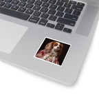 Cavalier King Charles Spaniel Kings & Queens Royal Portrait Sticker, Dog Portrait Vinyl Decal, Kiss-Cut Sticker, Dog Mom Gift Sticker