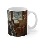 Acrylic Gallery Print Cane Corso - Winter Hearth | Ceramic Mug 11oz