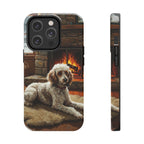 Acrylic Poodle - Winter Hearth | Tough Phone Case