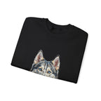 Siberian Husky Sweatshirt | Painterly Dog Art Crewneck | Husky Mom Gift | Cozy Pullover for Dog Lovers | Pet Portrait Apparel