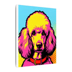 Pop Art Poodle Canvas — Bold Dog Wall Art