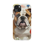 English Bulldog Watercolor Wildflower Field Phone Case | Premium Dog Prints | Tritan — view 7 of 28