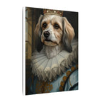 Havanese Kings & Queens Royal Portrait Canvas Wall Art, Regal Dog Painting, Havanese Lover Gift, Stretched Canvas