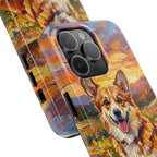 Corgi Acrylic Gallery Print Sunset Prairie Phone Case | Premium Dog Prints | Tritan — view 19 of 24