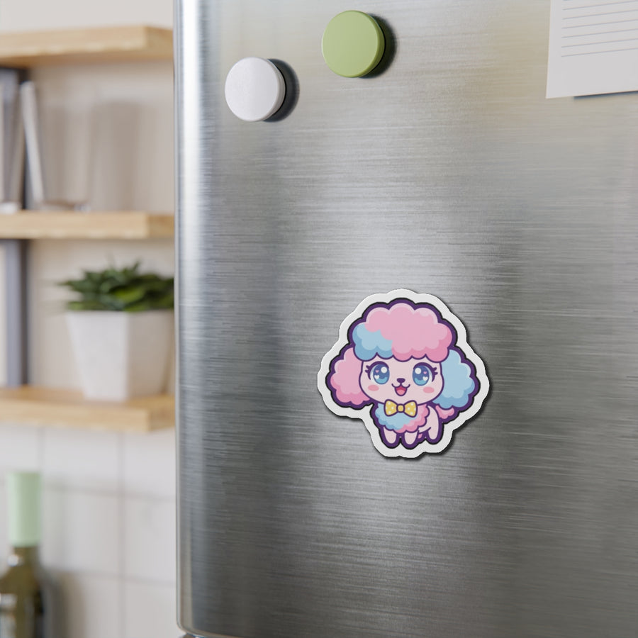 Chibi Poodle Magnet | Tritan