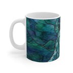 German Shepherd Low Poly Cool Jewel Ceramic Mug 11oz | Dog Lover Gift