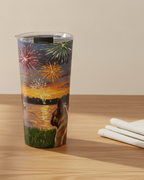 Independence Pups French Bulldog Tumbler 20oz | Tritan