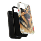German Shepherd Watercolor Wildflower Field Phone Case | Premium Dog Prints | Tritan — view 16 of 28