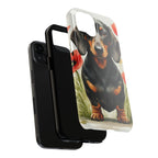 Dachshund Watercolor Wildflower Field Phone Case | Premium Dog Prints | Tritan — view 16 of 28