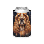 Cocker Spaniel America 250 Patriotic Dog Pattern Can Cooler | Summer Party Gift | Independence Day Drink Holder | Dog Lover Decor