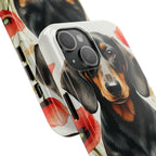 Dachshund Watercolor Wildflower Field Phone Case | Premium Dog Prints | Tritan — view 14 of 28