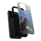 Dachshund Phone Case — Acrylic Dog Art | iPhone 17/16/15 & Samsung | Dog Lover Gift