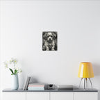 Havanese Charcoal Portrait Canvas Wall Art | Dog Lover Gift | Pet Art Print | Unique Home Decor for Dog Owners