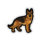 Pop Art German Shepherd Sticker | Tritan