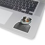 Australian Shepherd Renaissance Royal Portrait Sticker, Dog Portrait Vinyl Decal, Kiss-Cut Sticker, Australian Shepherd Lover Gift