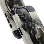 Charcoal Rottweiler Rottweiler Tough Phone Case - Rottweiler pride — gentle giants deserve great art — view 73 of 103