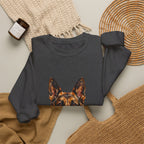 German Shepherd Sweatshirt | Painterly Dog Art Crewneck | German Shepherd Mom Gift | Cozy Pullover for Dog Lovers | Pet Portrait Apparel