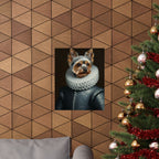 Yorkshire Terrier Renaissance Royal Portrait Matte Poster, Regal Dog Art Print, Yorkshire Terrier Lover Gift, Wall Art