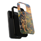 German Shepherd Acrylic Gallery Print Sunset Prairie Phone Case | Premium Dog Prints | Tritan — view 18 of 24