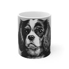 Cavalier King Charles Spaniel Cozy Set — 2-Piece Blanket + Mug Gift Set | Charcoal | Tritan