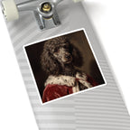Poodle Kings & Queens Royal Portrait Sticker, Dog Portrait Vinyl Decal, Kiss-Cut Sticker, Poodle Lover Gift