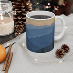 Acrylic Bernese Mountain Dog - Mountain Overlook | Ceramic Mug 11oz