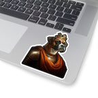 Boxer Kings & Queens Royal Portrait Sticker, Dog Portrait Vinyl Decal, Kiss-Cut Sticker, Boxer Lover Gift