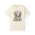 Golden Retriever Woodcut Shirt | Comfort Colors Dog Tee