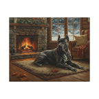 Cane Corso Acrylic Painting Canvas Wall Art | Dog Lover Gift | Stretched Canvas Print | Pet Portrait Decor