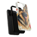 German Shepherd Watercolor Wildflower Field Phone Case | Premium Dog Prints | Tritan — view 25 of 28