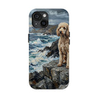 Poodle Acrylic Gallery Print Coastal Cliffside Phone Case | Premium Dog Prints | Tritan — view 5 of 28