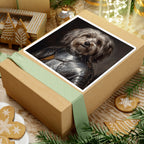 Havanese Medieval Knight Portrait Sticker, Dog Portrait Vinyl Decal, Kiss-Cut Sticker, Havanese Lover Gift
