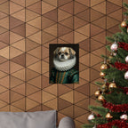 Shih Tzu Renaissance Royal Portrait Matte Poster, Regal Dog Art Print, Shih Tzu Lover Gift, Wall Art