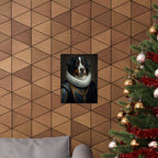 Bernese Mountain Dog Renaissance Royal Portrait Matte Poster, Regal Dog Art Print, Bernese Mountain Dog Lover Gift, Wall Art