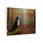 Bernese Mountain Dog Wall Art | Stretched Canvas Print | Dog Lover Gift | Pet Portrait | Acrylic Painting Style Decor