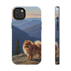 Acrylic Pomeranian - Mountain Overlook | Tough Phone Case