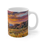 Golden Retriever Acrylic Gallery Print Sunset Prairie Coffee Mug | Premium Dog Prints | Tritan — view 3 of 4