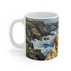 Labrador Retriever Acrylic Gallery Print Coastal Cliffside Coffee Mug | Premium Dog Prints | Tritan — secondary view