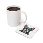 French Bulldog Low Poly Cool Jewel Cork Back Coaster | Dog Lover Gift
