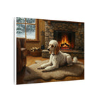 Poodle Acrylic Art Print Stretched Canvas Wall Art | Dog Lover Gift | Modern Pet Portrait Home Decor | Dog Mom Gift