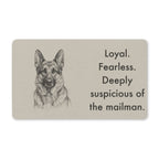 German Shepherd Doormat | Pencil Sketch Dog Floor Mat | German Shepherd Lover Gift | Dog Mom Home Decor | Indoor Entryway Welcome Mat