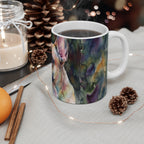 French Bulldog Watercolor Ceramic Coffee Mug 11oz, Soft Dog Painting, French Bulldog Lover Gift