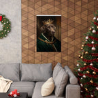 Labrador Retriever Kings & Queens Royal Portrait Matte Poster, Regal Dog Art Print, Labrador Retriever Lover Gift, Wall Art