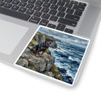 Acrylic Gallery Print Rottweiler - Coastal Cliffside | Kiss-Cut Stickers — view 7 of 12