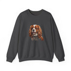 Cavalier King Charles Spaniel Sweatshirt | Painterly Dog Art Crewneck | Cavalier Mom Gift | Cozy Pullover for Dog Lovers