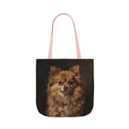 Pomeranian Tote Bag | Painterly Dog Art Canvas Tote | Pom Mom Gift | Dog Lover Market Bag | Pet Portrait Accessory