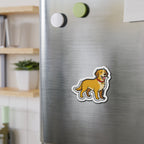 Pop Art Golden Retriever Magnet | Tritan
