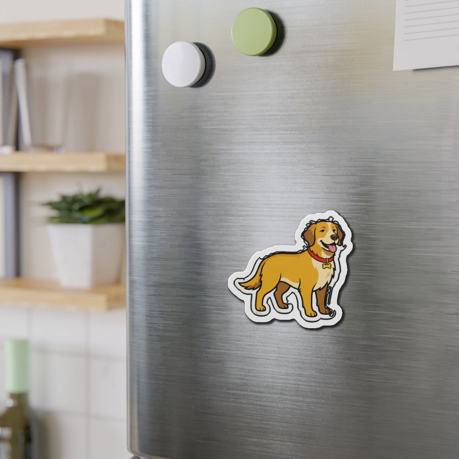 Pop Art Golden Retriever Magnet | Tritan