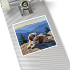 Acrylic Havanese - Mountain Overlook | Kiss-Cut Stickers